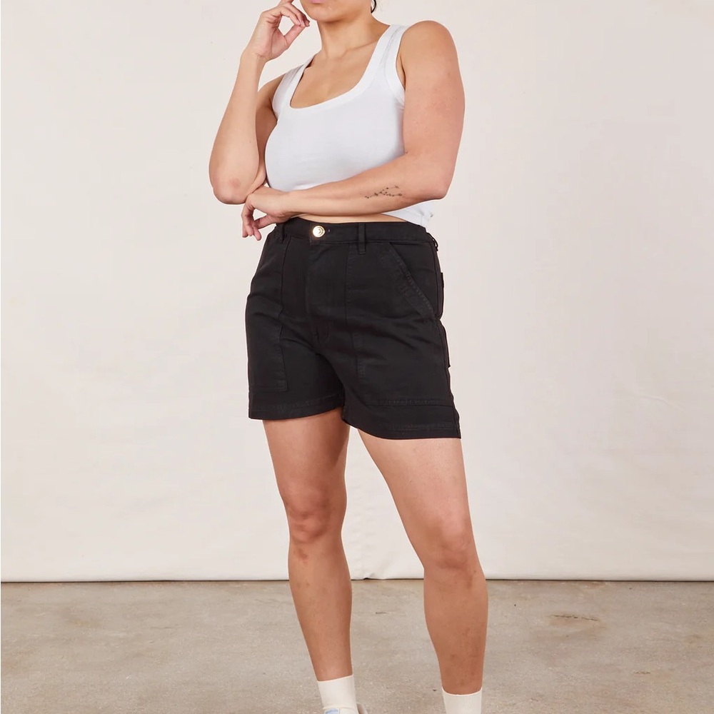 Brand New Big Bud Press Work Pants Shorts in Basic Black